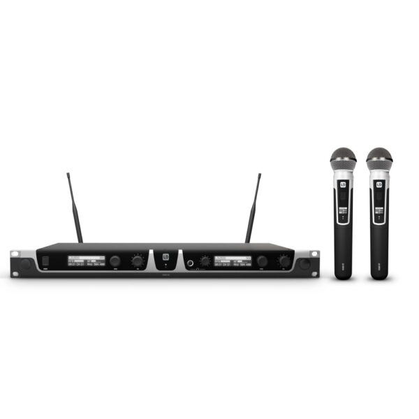 LD Systems U508 HHD 2 Dual Wireless Microphone System with 2 x Dynamic Handheld Microphones