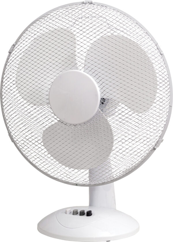 Prem-I-Air 16" (40 cm) Desk Fan with 3 Speed Settings - White