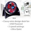 Prem-i-air Deluxe Retro 5 USB Fan - Image 6