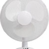 Prem-I-Air 16" (40 cm) Desk Fan with 3 Speed Settings - White - Image 2