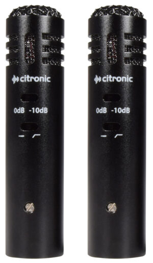 Citronic ECM20 Condenser Microphones Stereo - Pair