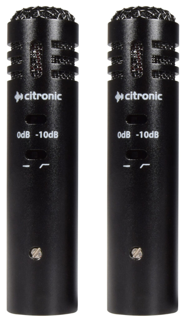 Citronic ECM20 Condenser Microphones Stereo - Pair