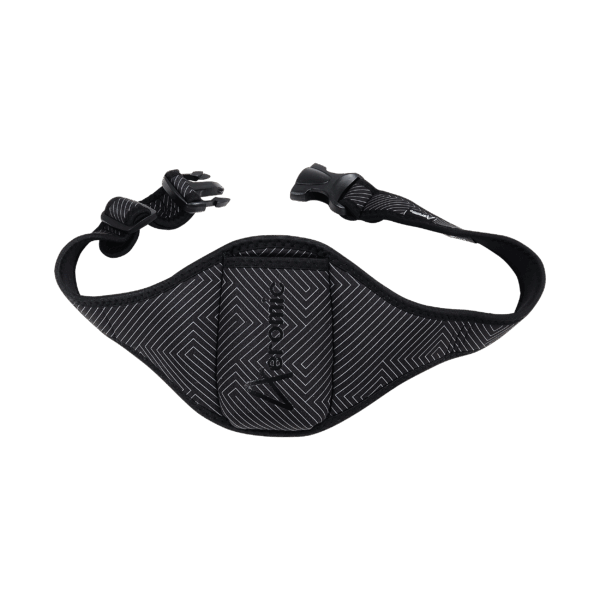 Aeromic Black Lines Upright Pouch with Black Logo