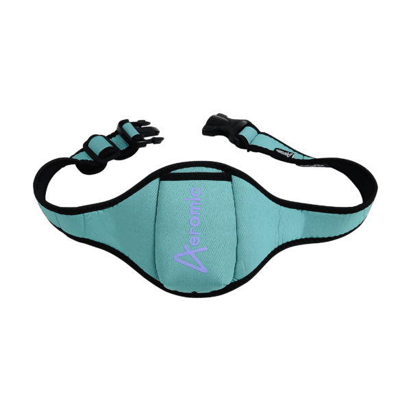 Aeromic Green Upright Pouch with Violet Logo