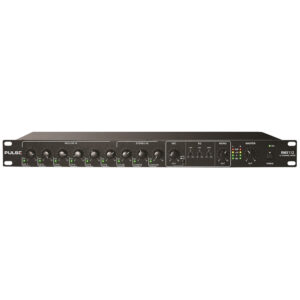 Pulse RMX112 19″ 1U 12 Channel Mic/Line Rack Mixer with Priority