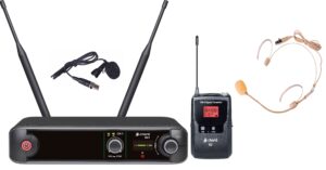 Chord XU1 UHF Microphone System with Bodypack, Headset and Lapel Mic