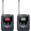 Chord XU2 UHF Microphone System with 2 Bodypacks, 2 Headsets and 2 Lapel Mics - Image 3