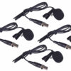 Chord XU4 UHF Microphone System with 4 Bodypacks, 4 Headsets and 4 Lapel Mics - Image 3