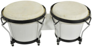 Chord White Bongos 6.5″ + 7.5″ with Carry Bag