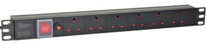 6 Gang 19" Rackmount Power Distribution Unit