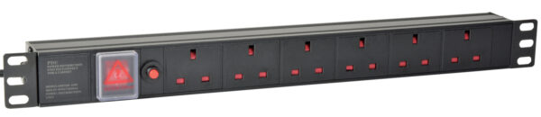 6 Gang 19" Rackmount Power Distribution Unit
