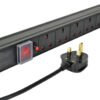 6 Gang 19" Rackmount Power Distribution Unit - Image 3