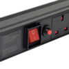 6 Gang 19" Rackmount Power Distribution Unit - Image 2