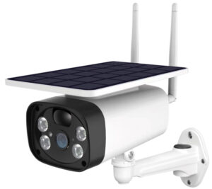 Mercury Outdoor WiFi Solar Security Camera with LEDs