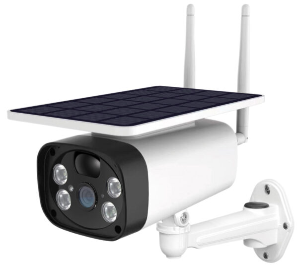 Mercury Outdoor WiFi Solar Security Camera with LEDs