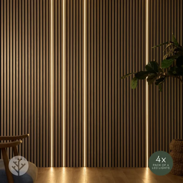 Acupanel® Glow Flexible LED Light Strip 4 Pack – 300cm