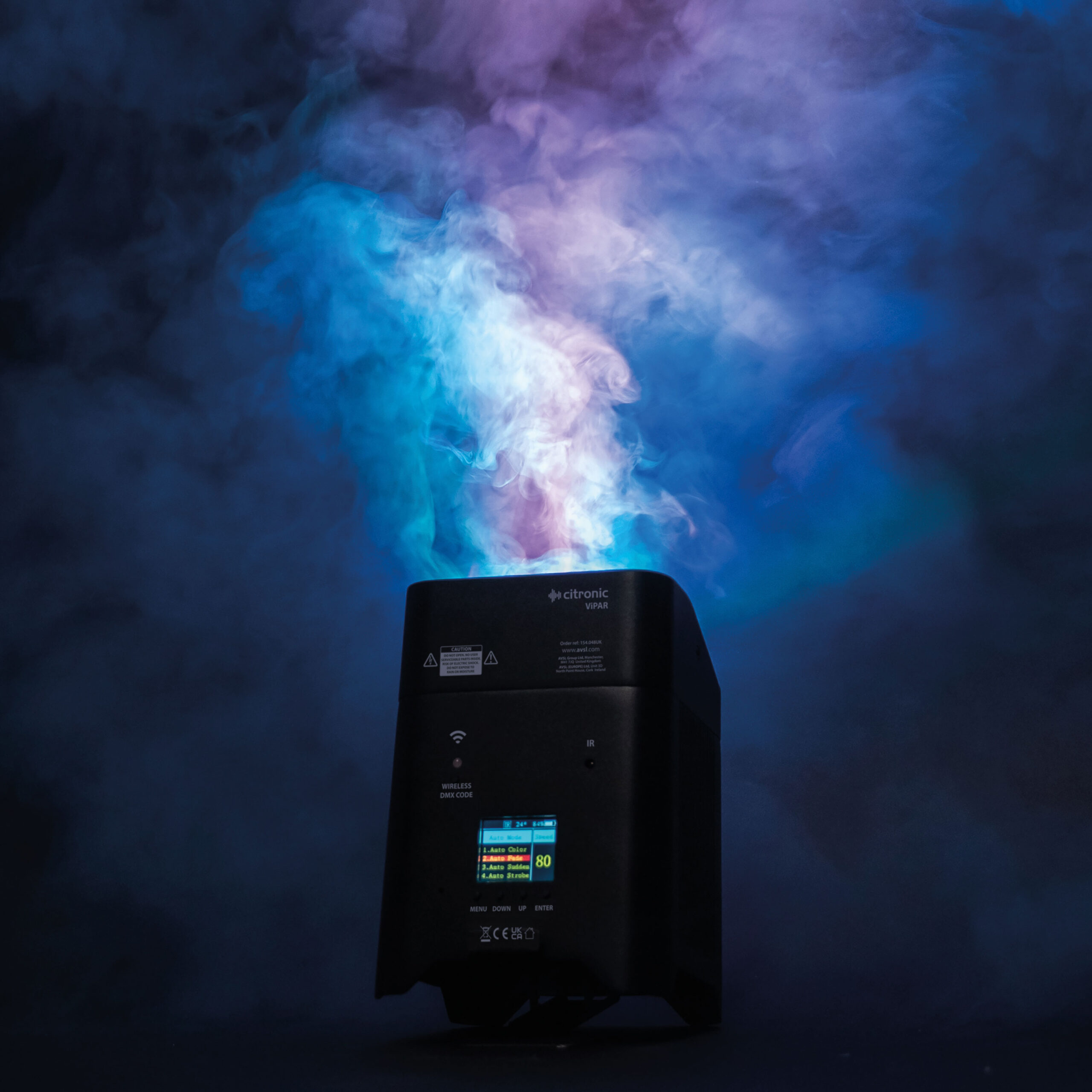 Citronic ViPAR 6x18w Smart Rechargeable RGBWA/UV PAR Uplighter - Image 5