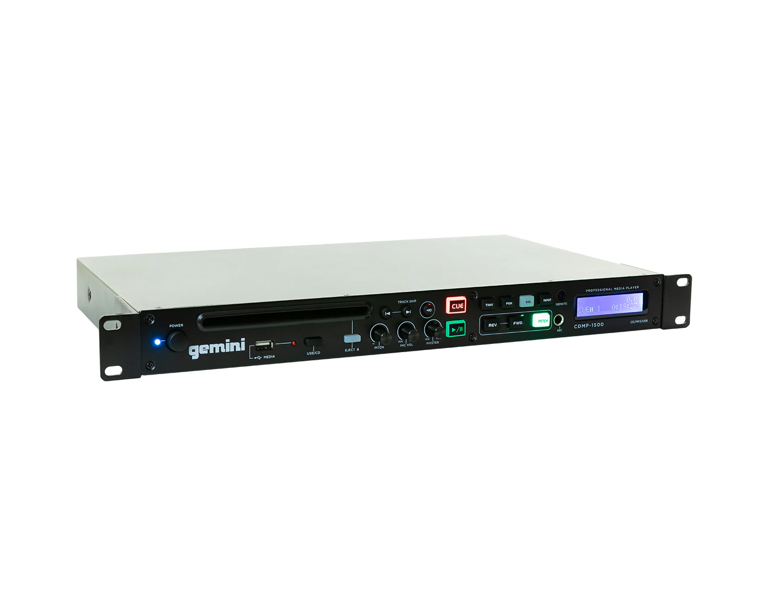 Gemini CDMP-1500 Rackmount CD/USB DJ Media Player with Remote Control 1u - Image 2