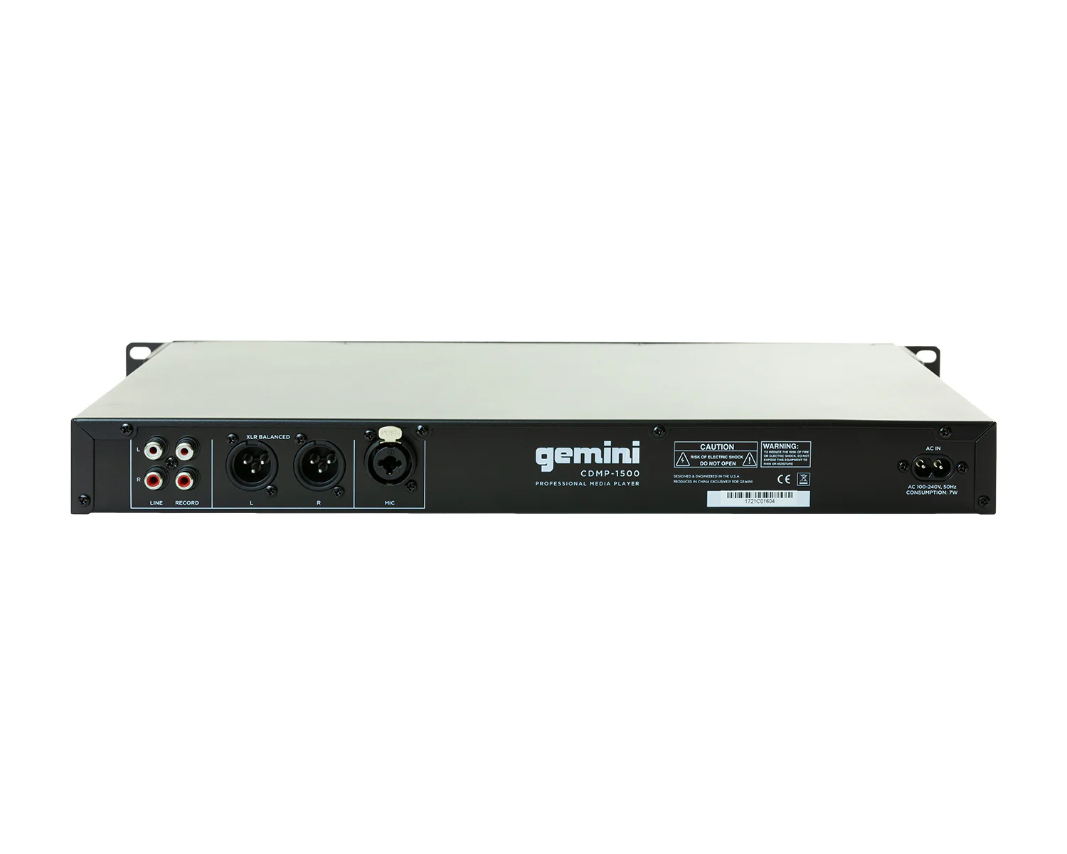 Gemini CDMP-1500 Rackmount CD/USB DJ Media Player with Remote Control 1u - Image 4