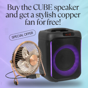 BoomTone DJ Cube 200 200w Portable Party Speaker