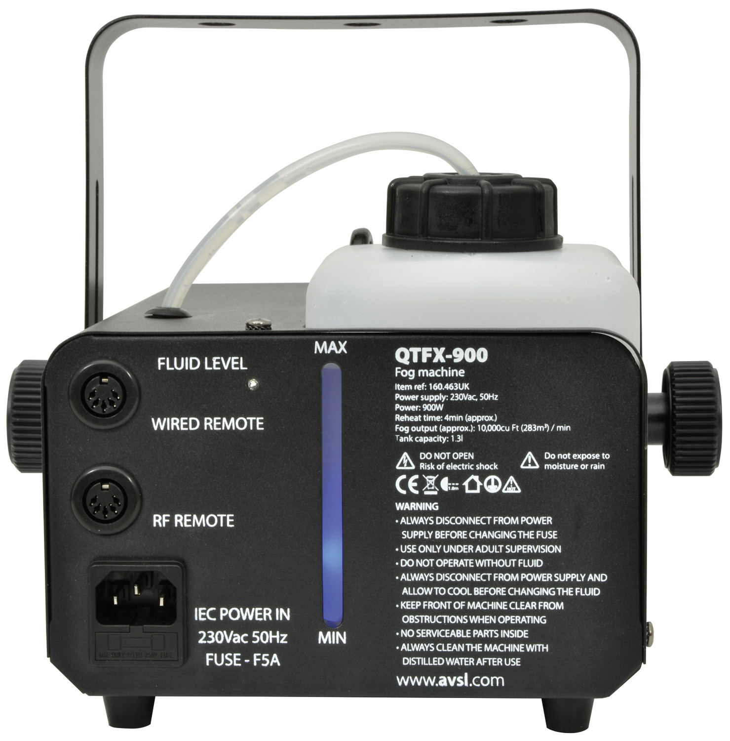 QTX QTFX-900 Fog Machine 900w - Image 3