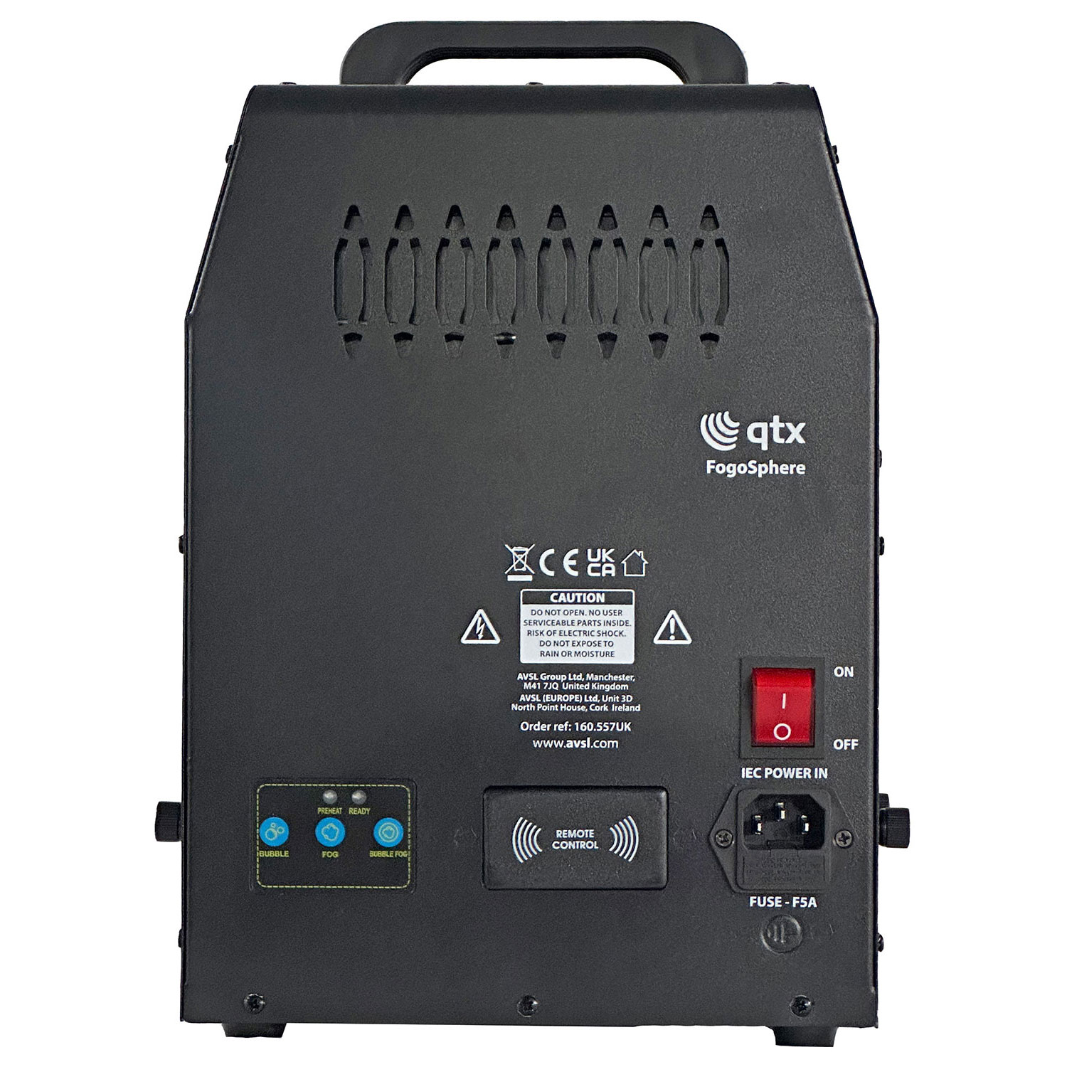 QTX FogoSphere Compact Bubble Fog Machine - Image 2