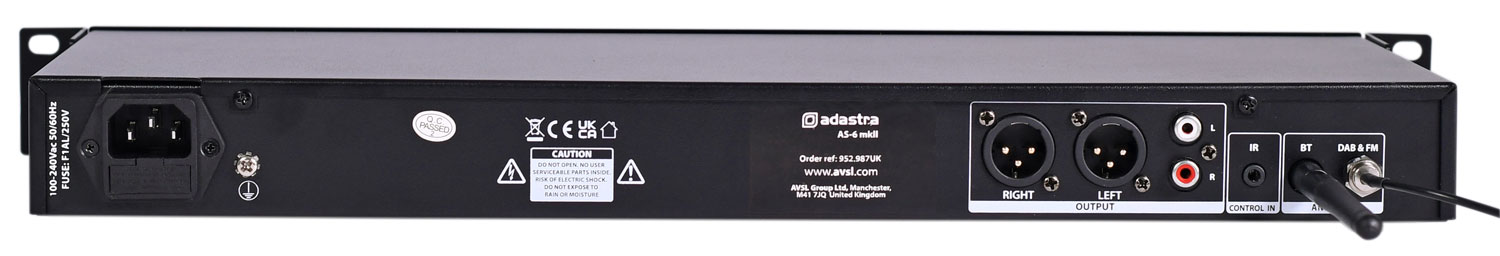 Adastra AS-6 MKII Audio Source Multi-Player with inbuilt CD Player - Image 3