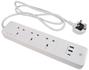 Mercury Wireless Remote Control 3 Gang + USB Extension Lead