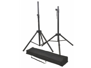 Ultimax UTX 325BK Professional Steel Speaker Stand Kit (2 stands & bag)