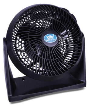 High Velocity Air Circulator with 20cm Fan - Floor, Desk or Wall Mountable