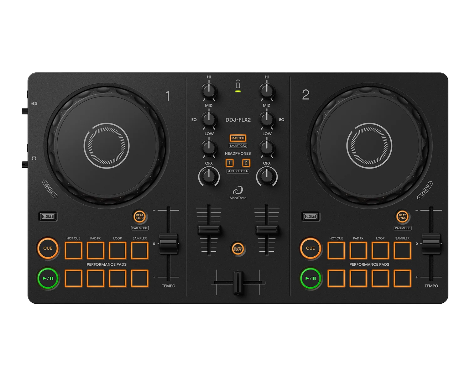 AlphaTheta - DDJ-FLX2 2 Channel DJ rekordbox Controller