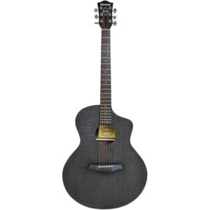 Chord Nomad N6-BKQ Electro Acoustic Guitar in Black Quilted Maple
