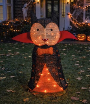 Pop Up LED Halloween Vampire Outdoor Decoration