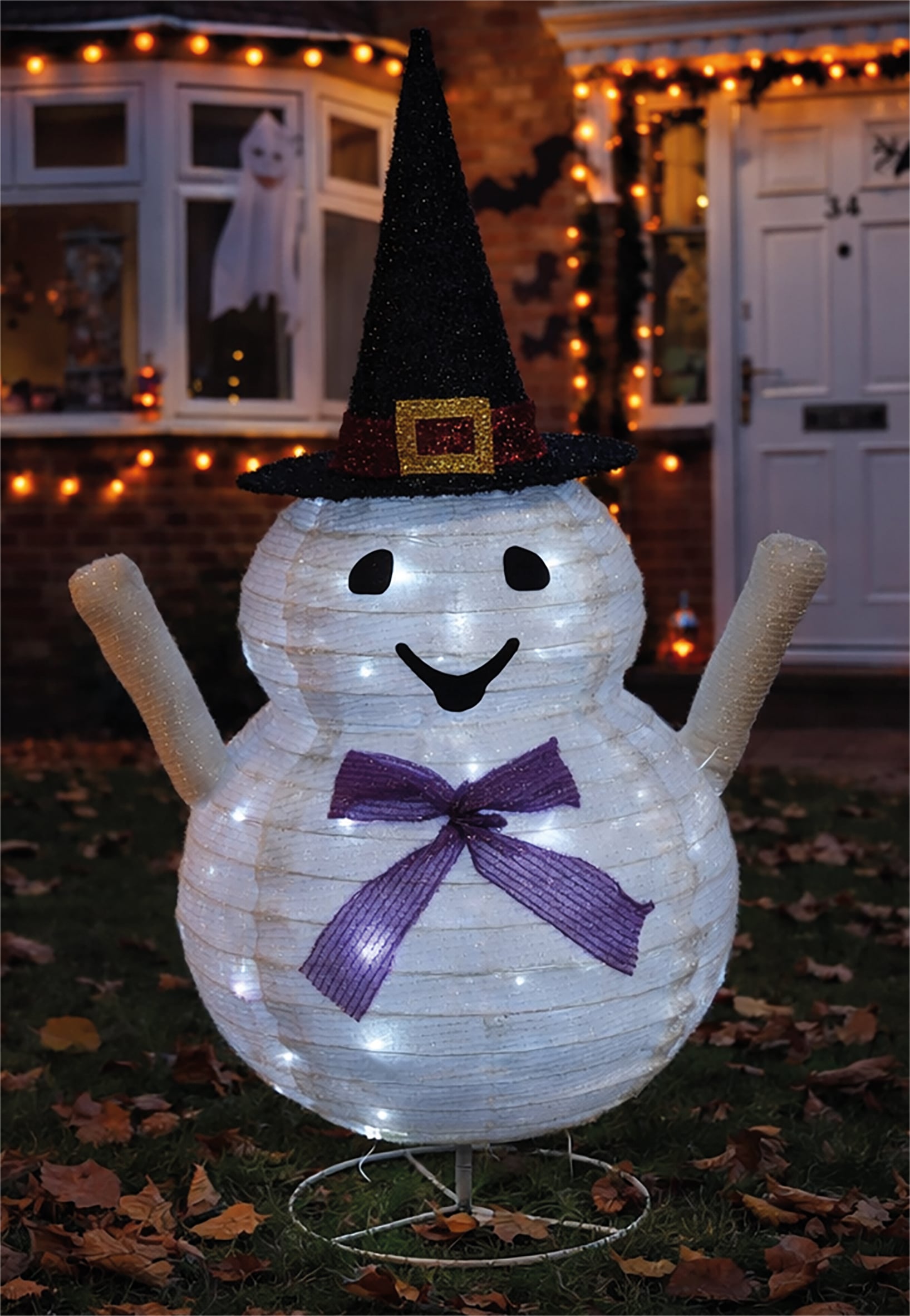 Foldable Ghost LED Outdoor Battery Decoration