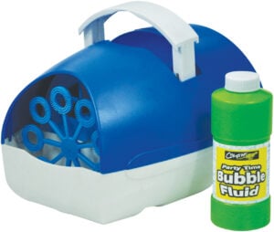 Party Time Battery Operated Bubble Machine in Blue